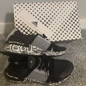 Adidas by Stella McCartney Women's Black and White Athletic Shoes